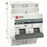 Автоматический выключатель EKF PROxima 2П 10 кА С 80 A