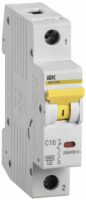 Автоматический выключатель IEK 1П 6 кА C 16 А