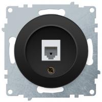 Розетка RJ45 OneKeyElectro Florence чёрный