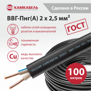 ВВГ-Пнг(А) 2 х 2,5 - 100