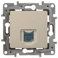 Розетка RJ45 Legrand Etika слоновая кость
